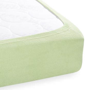 Froté napínací prostěradlo FR-018 Pastelově zelené - detail 1 - Biante.cz Froté napínací prostěradlo FR-018 Pastelově zelené - detail 1 - Biante.cz