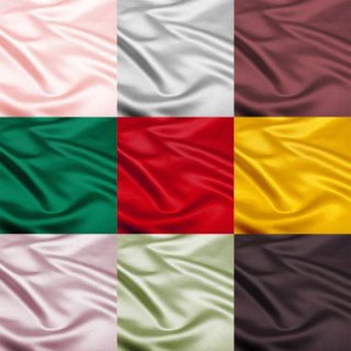 Mix jednobarevných látek Satén LUX - 5 metrů