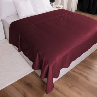 Zamatový prehoz na posteľ Velvet Prémium SVP-010 Tmavo vínový - detail 1 - Biante.sk