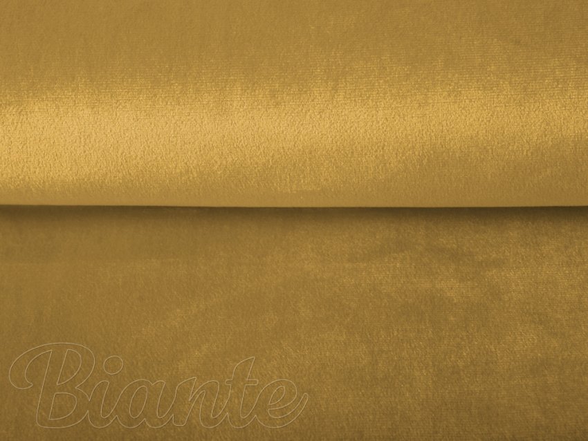 Dekorační látka Samet Velvet SV-009 Okrová - šířka 150 cm - detail 2 - Biante.cz