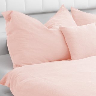 Dětské mušelínové povlečení do postýlky Nature MSN-077 Bledě růžové - detail 1 - Biante.cz