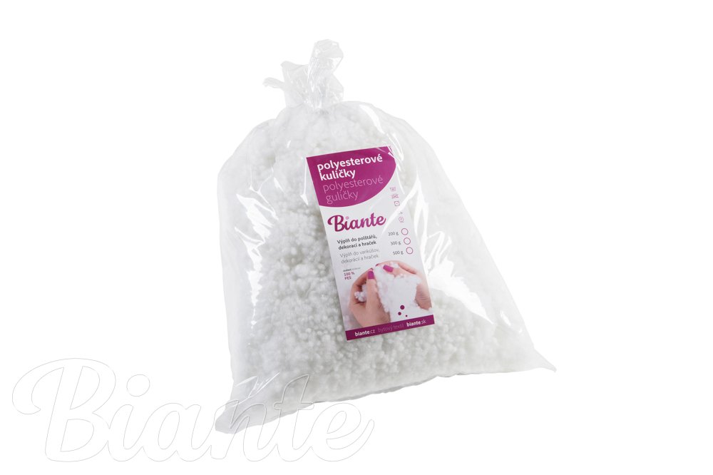 Výplň do polštářů polyesterové kuličky z dutého vlákna 500 g - detail 1 - Biante.cz