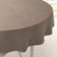 Velký sametový kulatý ubrus Velvet Premium SVP-005 Světle hnědý - Biante.cz