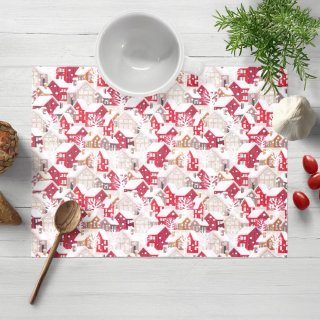 Vánoční dekorační prostírání na stůl PML-038 Zasněžená vesnička - Biante.cz Vánoční dekorační prostírání na stůl PML-038 Zasněžená vesnička - Biante.cz