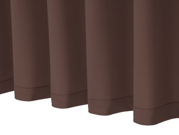 Dekorační závěs Rongo RG-015 Tmavě hnědý - detail 1 - Biante.cz