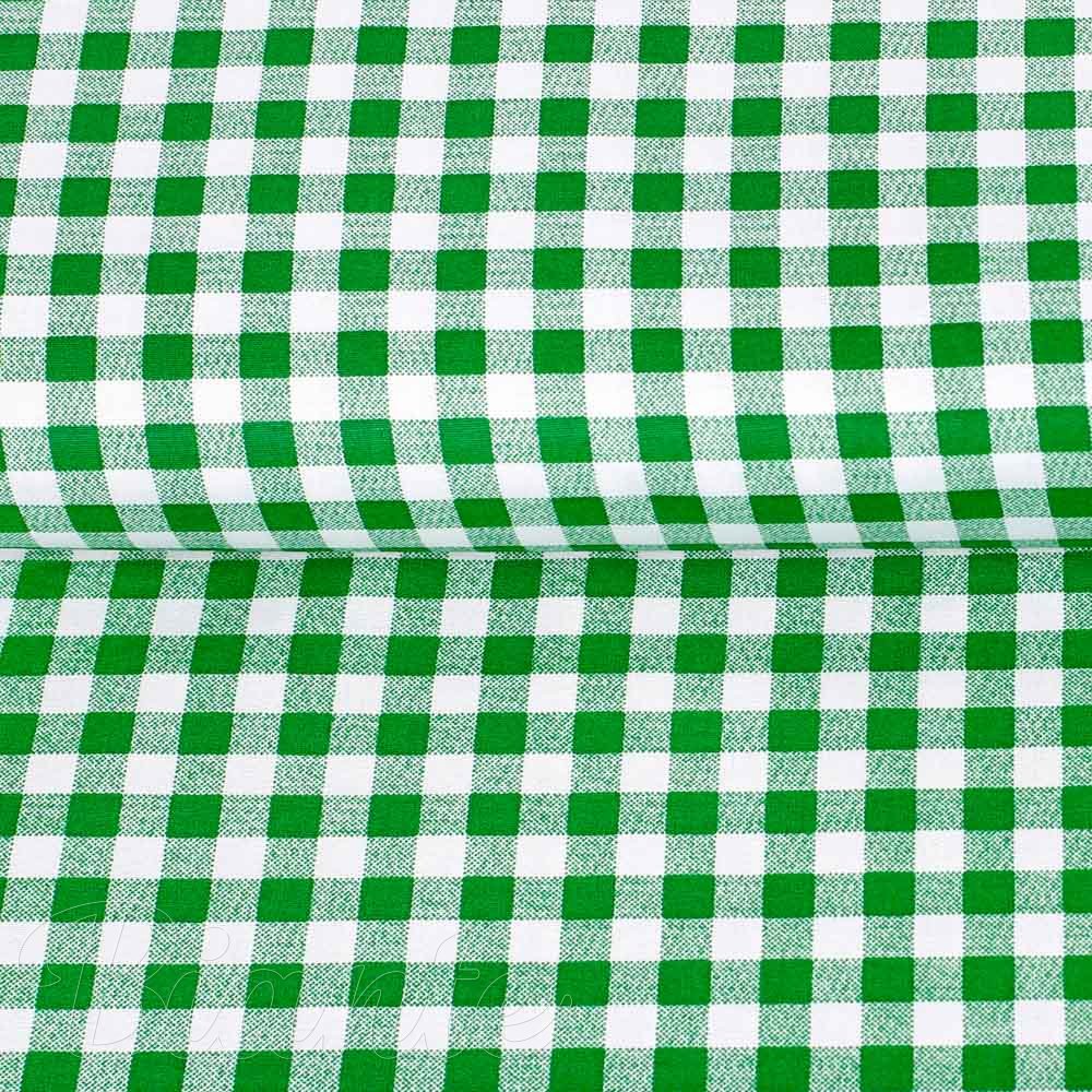 Bavlněná látka/plátno Sandra SA-058 Zeleno-bílé kostičky - šířka 145 cm - detail 2 - Biante.cz