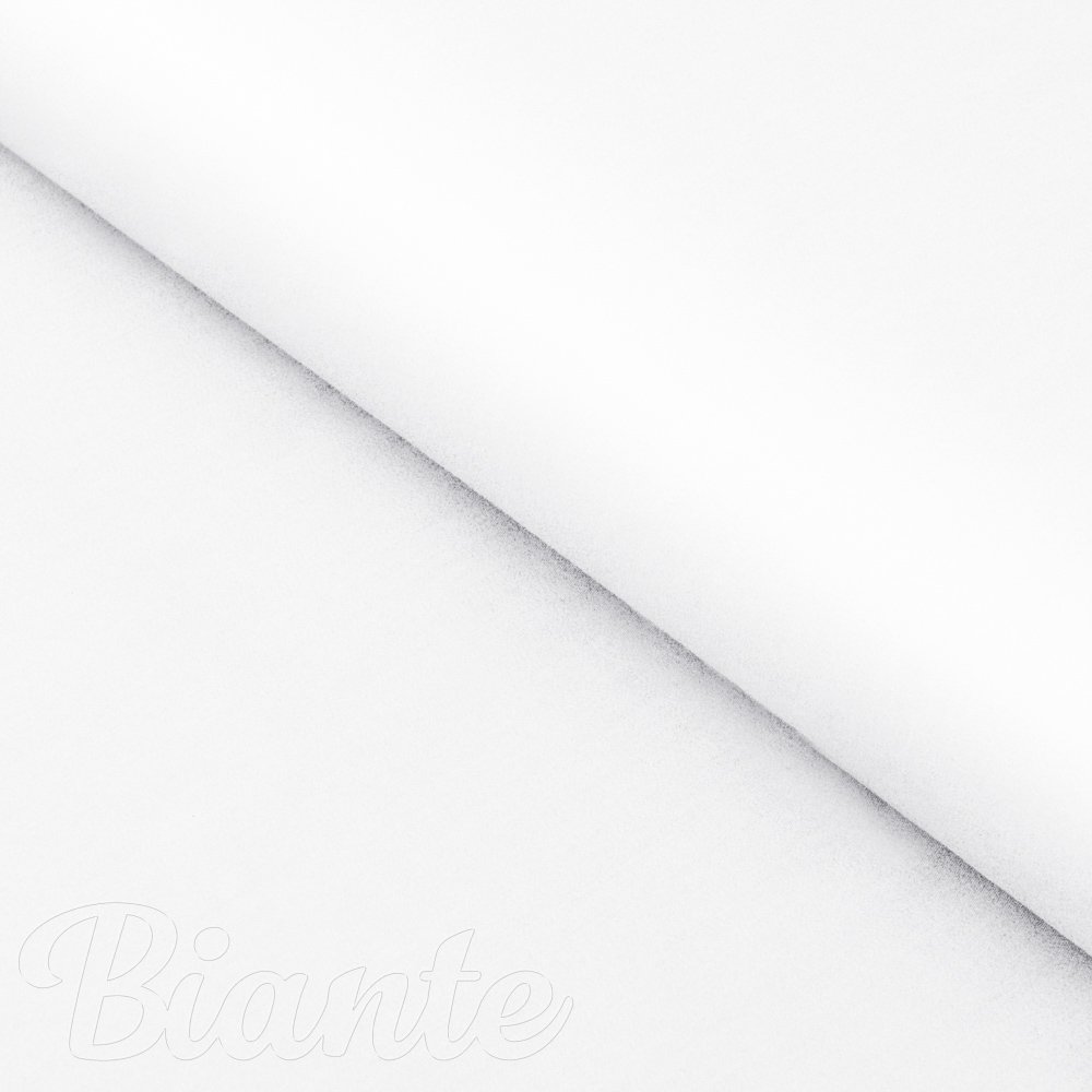 Látka bavlněný satén ST-020 Bílá - šířka 150 cm - Biante.cz