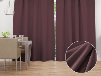 Sametový závěs na míru Velvet Premium SVP-019 Hnědofialový - Biante.cz Sametový závěs na míru Velvet Premium SVP-019 Hnědofialový - Biante.cz