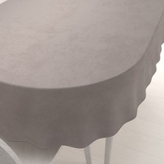 Sametový oválný ubrus Velvet Premium SVP-015 Latte - Biante.cz Sametový oválný ubrus Velvet Premium SVP-015 Latte - Biante.cz