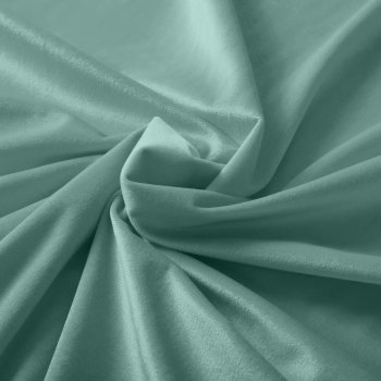 Zamatová látka Velvet Prémium SVP-048 Pastelová ľadovo zelená - šírka 145 cm a 280 cm - detail 1 - Biante.sk