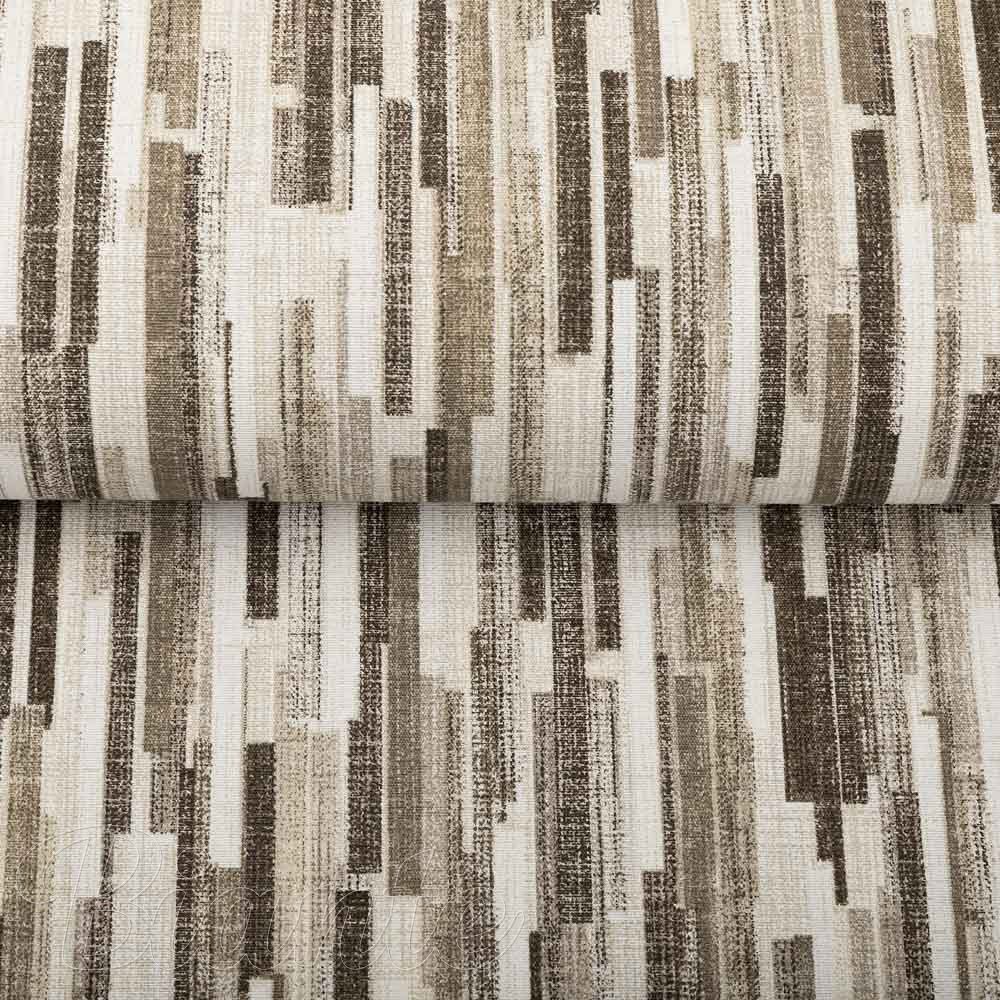 Dekorační látka Leona LN-176 Hnědo-béžové proužky - šířka 140 cm a 280 cm - detail 3 - Biante.cz