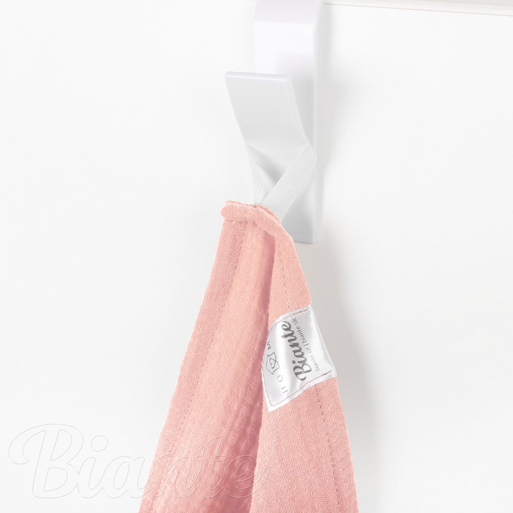 Mušelínová utěrka Nature MSN-035 Bledě růžová - sada 3 ks - detail 2 - Biante.cz