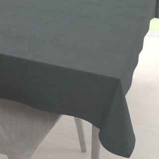 Obdélníkový ubrus/imitace broušené kůže Alcantara ALC-019 Antracitově šedý - Biante.cz