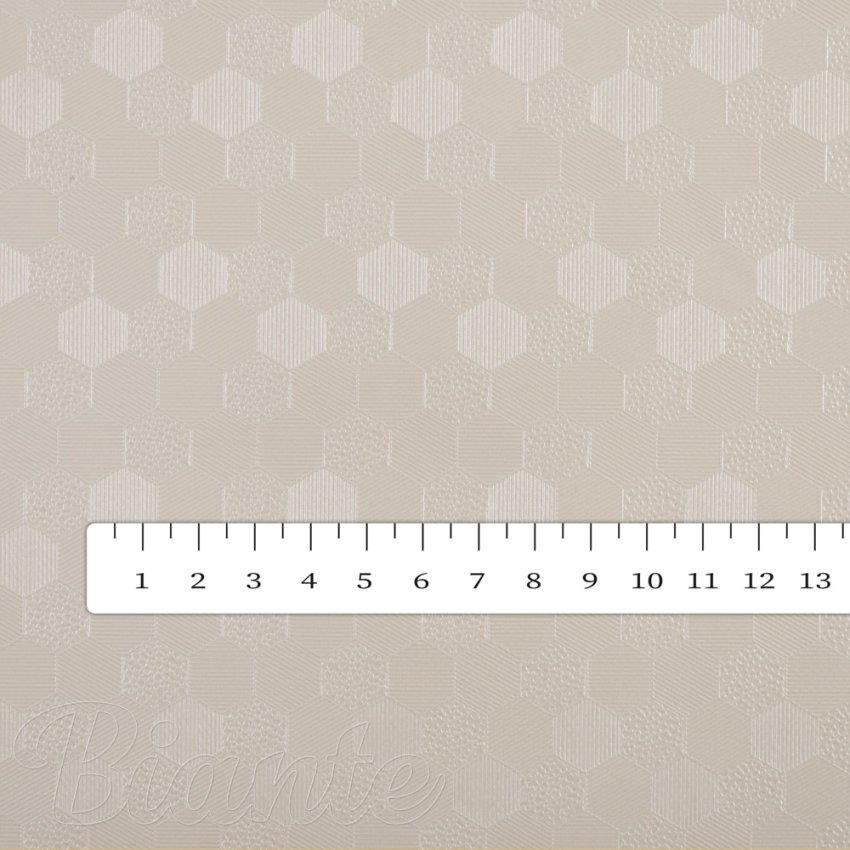 PVC obrus Drobné krémové hexagóny PV-181 - metráž š. 140 cm - detail 3 - Biante.sk