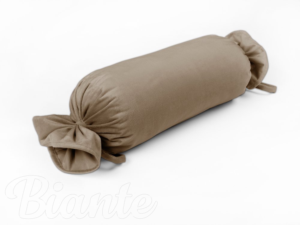 Sametový polštář válec bonbon Velvet Premium SVP-034 Kávově hnědý - Biante.cz Sametový polštář válec bonbon Velvet Premium SVP-034 Kávově hnědý - Biante.cz