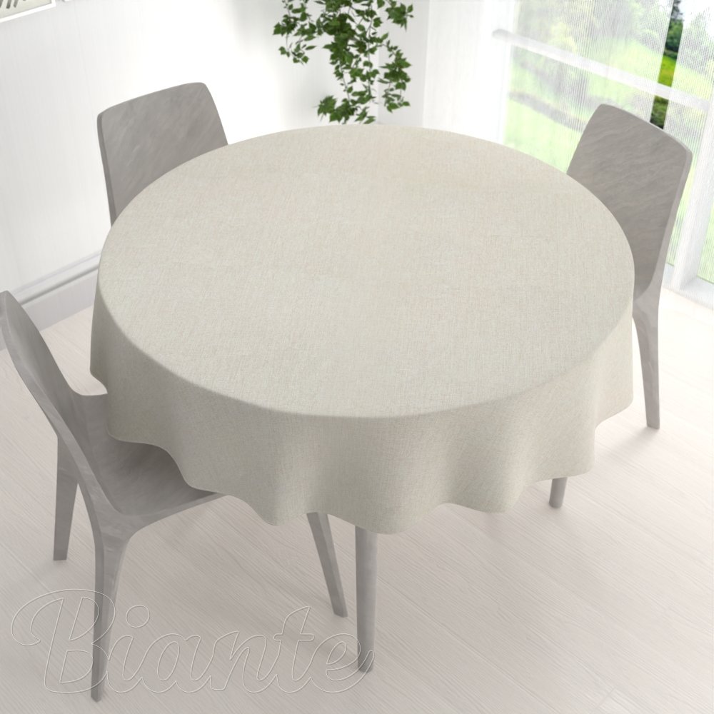 Dekoračný okrúhly obrus BKW-207 Pieskový žíhaný - detail 1 - Biante.sk