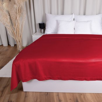 Sametový přehoz na postel Velvet Premium SVP-038 Sytě červený - Biante.cz Sametový přehoz na postel Velvet Premium SVP-038 Sytě červený - Biante.cz