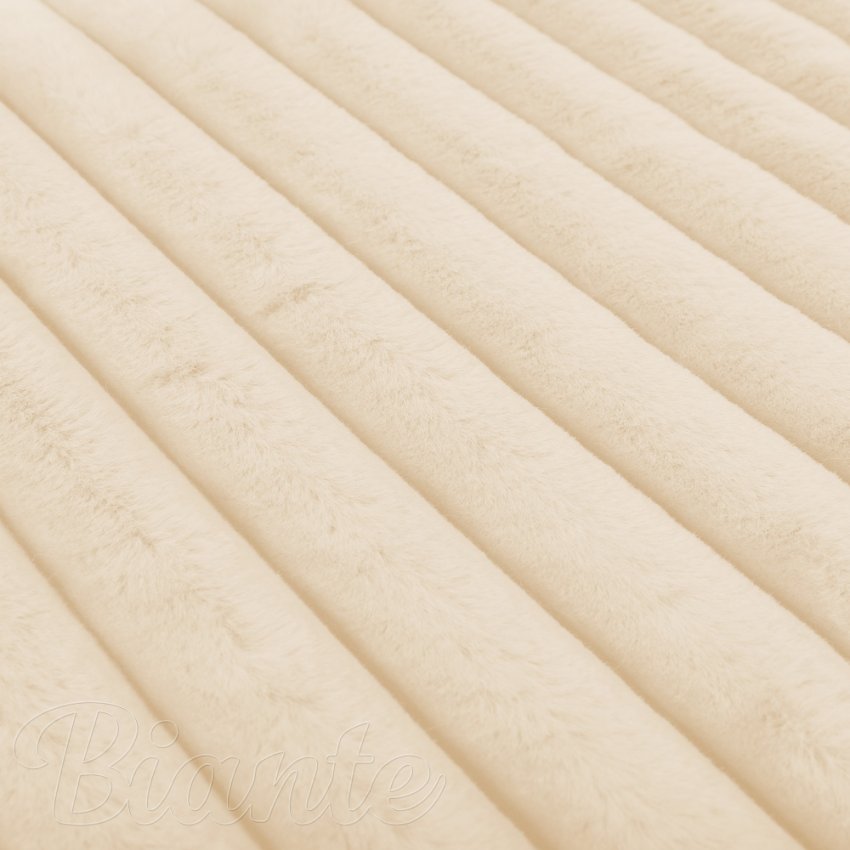 Plyš/umělá kožešina PL-009 Světle béžová - šířka 150 cm - detail 6 - Biante.cz