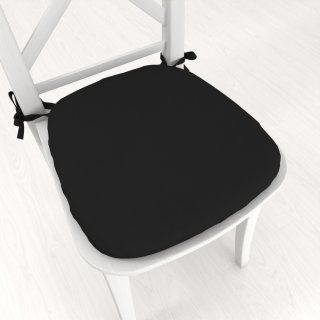 Oblý podsedák Rongo RG-014 Čierny - 39x37x3 cm - Biante.sk