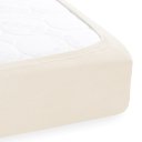 Dětské froté napínací prostěradlo do postýlky FR-002 Smetanové - detail 2 - Biante.cz