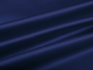 Látka polyesterový satén LUX-039 Námořnická modrá - šířka 150 cm - Biante.cz