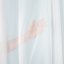 Biela hladká perleťovo lesklá záclona/organza s olovkom ZAC-032 výška 325 cm