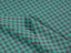 Bavlněná látka Olivia OL-007 Tyrkysovo-hnědá kostka malá - šířka 150 cm - detail 3 - Biante.cz