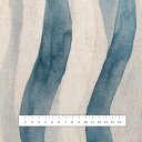 Dekorační látka Elen PM-129 Modré akvarelové vlny na režném - šířka 150 cm - detail 7 - Biante.cz