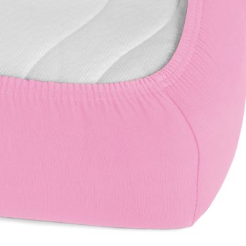 Jersey napínacie prestieradlo JR-008 Ružová lila - detail 1 - Biante.sk