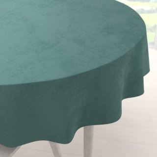 Sametový kulatý ubrus Velvet Premium SVP-022 Ledově zelený - Biante.cz Sametový kulatý ubrus Velvet Premium SVP-022 Ledově zelený - Biante.cz