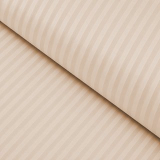 Damašek Atlas Gradl krémově béžový - proužky 1 cm DM-023 - metráž šířka 300 cm