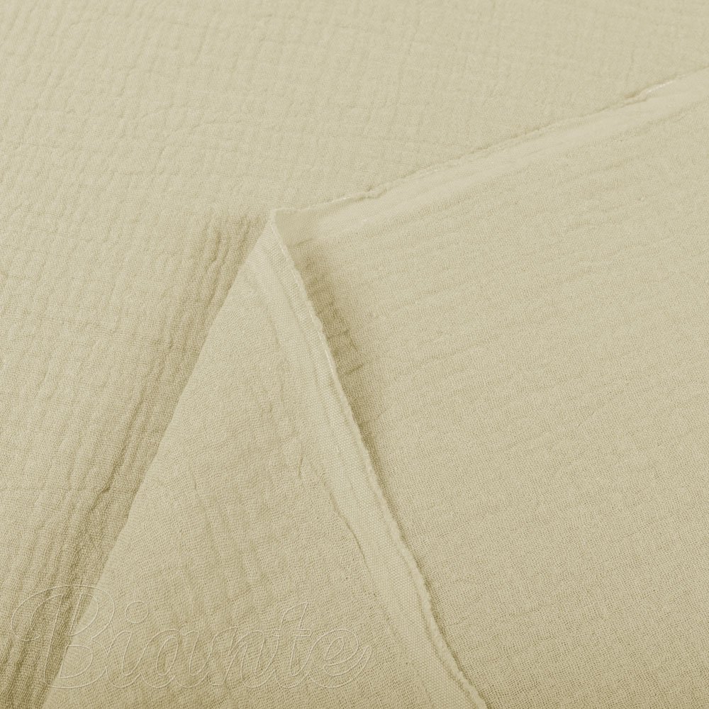 Mušelín dvojitá gázovina MSN-070 Světlá pískově béžová - metráž šířka 140 cm - detail 3 - Biante.cz