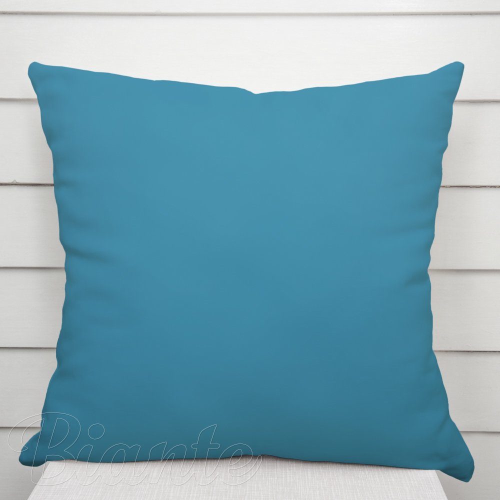 Saténový povlak na polštář LUX-033 Petrolejově modrý - Biante.cz