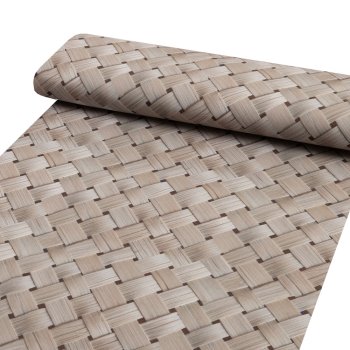 Dekorační látka Terra TRA-002 Béžový pletený vzor - šířka 150 cm