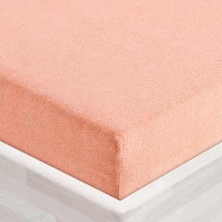 Froté napínacie prestieradlo FR-005 Svetlo broskyňové - Biante.sk