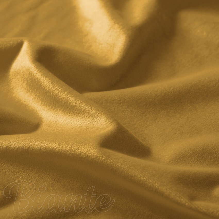 Sametová látka Velvet Premium SVP-009 Hořčicová - šířka 145 cm a 280 cm - detail 3 - Biante.cz
