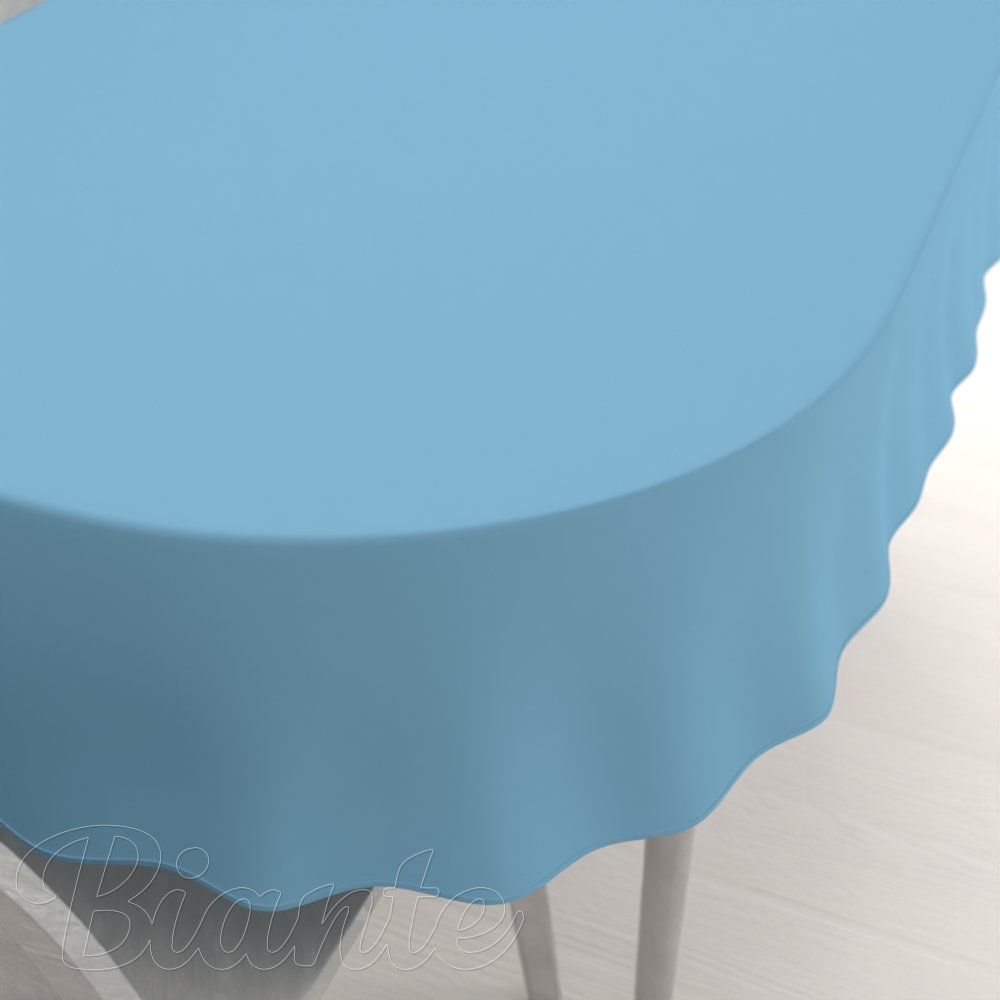 Dekorační oválný ubrus Rongo RG-100 Světle modrý - Biante.cz