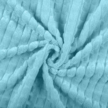 Látka Minky kostky MKK-006 Světle modrá - šířka 165 cm - detail 1 - Biante.cz